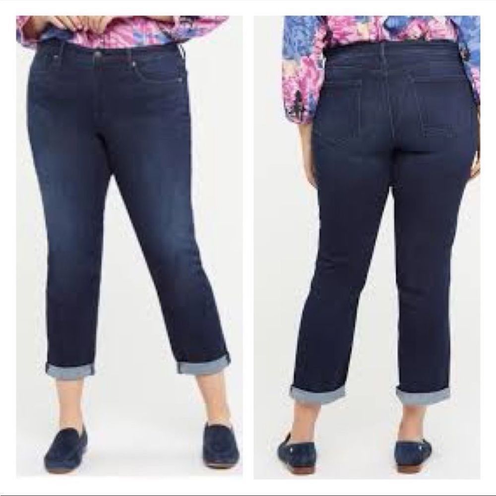 NYDJ Boyfriend Jeans Size 20W Blue Denim